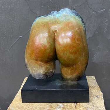 Sculptuur getiteld "Fesses d’Eve 3, 2/8" door Guillaume Werle, Origineel Kunstwerk, Bronzen