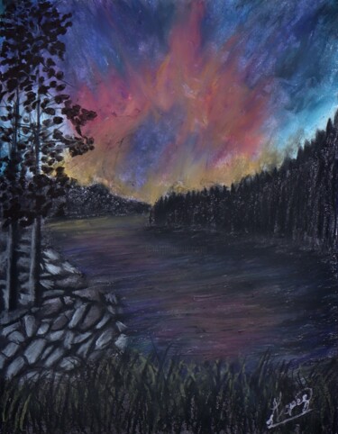 Peinture intitulée "Memories 030" par Alicia Lopez, Œuvre d'art originale, Pastel