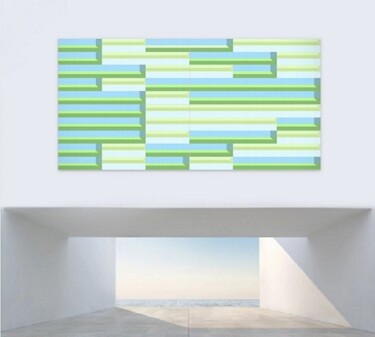 Painting titled "Symphonist [#0011]" by Kris Kim, Original Artwork, Acrylic
