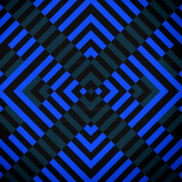 Schilderij getiteld "AXĒS-11356" door Kris Kim, Origineel Kunstwerk, Acryl