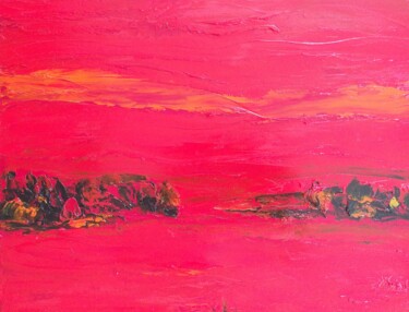 Peinture intitulée "Forces de l.été fla…" par Jose Serrano, Œuvre d'art originale, Huile Monté sur Châssis en bois