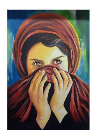 Pittura intitolato "National Geographic…" da Shree Krishnam Arts Manish Vaishnav, Opera d'arte originale, Acrilico