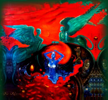 Digitale Kunst getiteld "Врата Вечности - 2" door Varu Kadis, Origineel Kunstwerk, Digitaal Schilderwerk