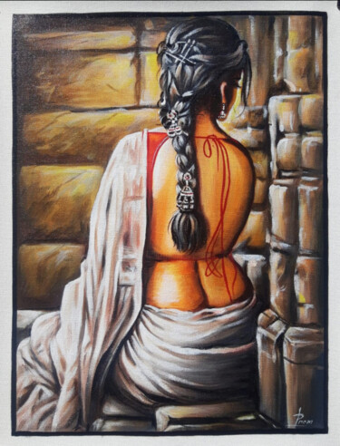 The Meditating Buddha Painting Painting titled "The Meditating Budd…" by Shree Krishnam Arts Manish Vaishnav, Original Artwork, Acrylic