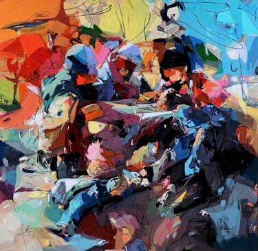 제목이 "The Outsiders"인 미술작품 Daniel Bulimar Henciu로, 원작, 아크릴