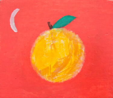 绘画 标题为“Orange” 由Christian Envall, 原创艺术品, 油