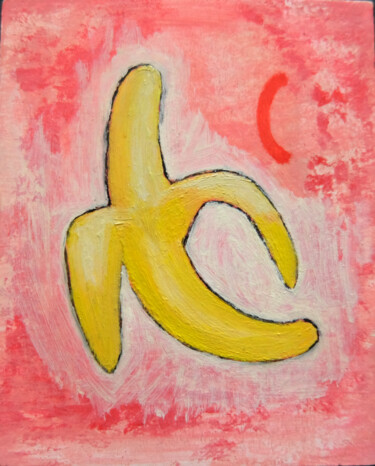 绘画 标题为“Banana” 由Christian Envall, 原创艺术品, 油