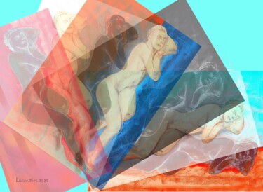 数字艺术 标题为“LE CORPS DE MATHILDA” 由Lucenthos, 原创艺术品, 数字油画