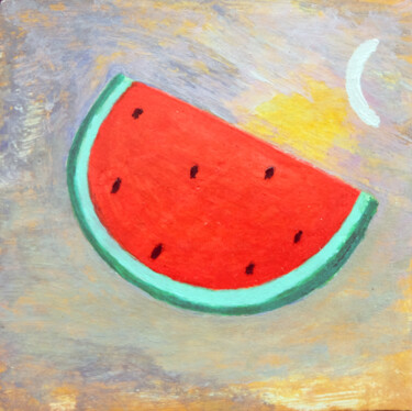 绘画 标题为“Watermelon” 由Christian Envall, 原创艺术品, 油