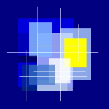 Structural Interference 1 Digital Arts με τίτλο "Structural Interfer…" από Veronika Obushikhina, Αυθεντικά έργα τέχνης, Ψηφιακή ζωγραφική