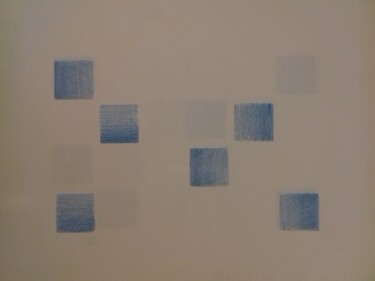 Tekening getiteld "Cadran n°9" door Eloi Camus, Origineel Kunstwerk, Potlood