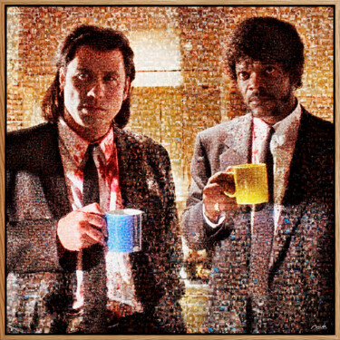 제목이 "PULP FICTION . Gour…"인 디지털 아트 Nicolás Wehncke Graziadio로, 원작, 디지털 콜라주