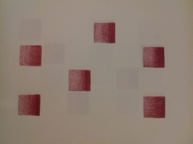 Tekening getiteld "Cadran n°13" door Eloi Camus, Origineel Kunstwerk, Potlood