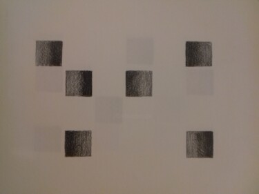 Drawing titled "Cadran n°14" by Eloi Camus, Original Artwork, Pencil