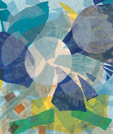 Printmaking titled "Primo lancio a Camp…" by Paolo Mariani, Original Artwork, Digital Print