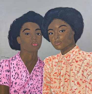 Pintura intitulada "In whom I confide" por Timothy Olaniyi, Obras de arte originais, Acrílico