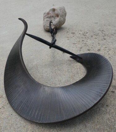 "The collector of so…" başlıklı Heykel Yavor Grancharov tarafından, Orijinal sanat, Metaller