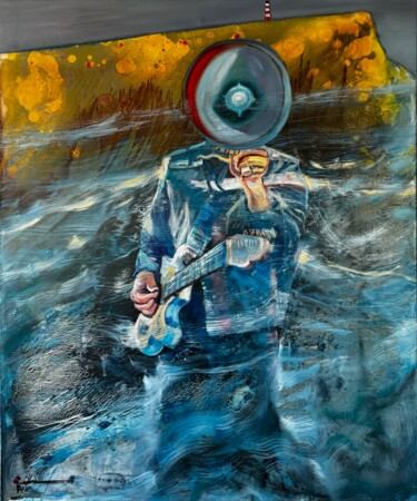 The Neptune's last song for Albion "The Neptune's last…" başlıklı Tablo Gennadiy V. Ivanov tarafından, Orijinal sanat, Petrol