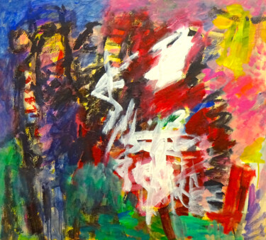 Composition 7289 Ζωγραφική με τίτλο "Composition 7289" από Engelina Zandstra, Αυθεντικά έργα τέχνης, Ακρυλικό Τοποθετήθηκε στο Ξύλινο φορείο…
