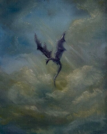 Growing wings "Growing wings" başlıklı Tablo Maria Eduarda Isidoro tarafından, Orijinal sanat, Petrol
