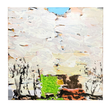Schilderij getiteld "2025-3" door Hervé Richard (herric), Origineel Kunstwerk, Acryl Gemonteerd op Frame voor houten brancard