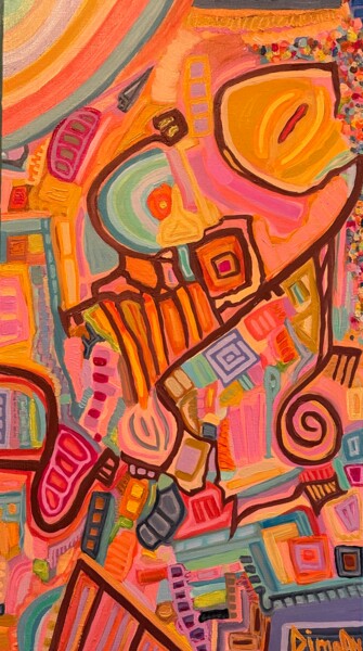 "Enchante" başlıklı Tablo Dima An tarafından, Orijinal sanat, Petrol