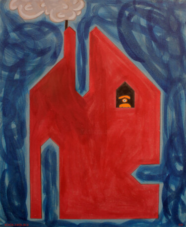 Painting titled "constructo visual 8" by Ojolo - Abel García, Original Artwork, Oil