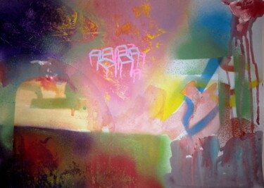 Pintura intitulada "M.A. 4" por Marks, Obras de arte originais, Acrílico