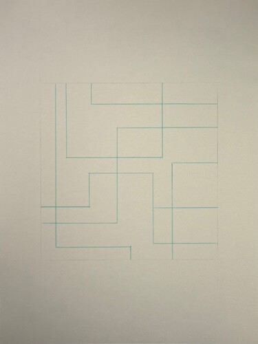 Dessin intitulée "The voice of summer…" par Luca Brandi, Œuvre d'art originale, Conté
