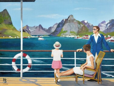 Pintura intitulada "LOFOTEN" por Henri Sacchi, Obras de arte originais, Acrílico