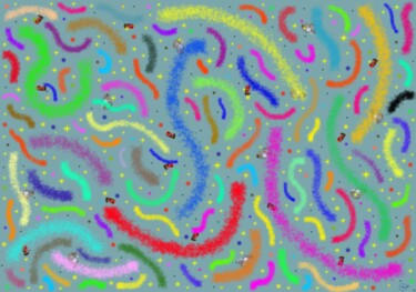 数字艺术 标题为“Déchets cachés - 2” 由Pascal Rissac, 原创艺术品, 数字油画