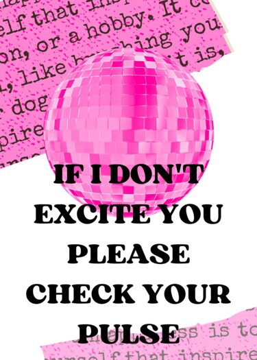 数字艺术 标题为“Pink Disco Ball Mot…” 由春宇 关, 原创艺术品, AI生成的图像 安装在纸板上