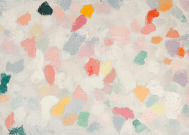 Digital Arts titled "Abstract Joy: Color…" by Chun Yu Guan, Original Artwork, AI generated image Mounted on Cardboard