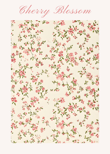 Digital Arts με τίτλο "Cherry Blossom Flor…" από 春宇 关, Αυθεντικά έργα τέχνης, Εικόνα που δημιουργήθηκε με AI Τοποθετήθηκε στ…