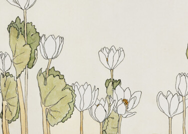 Arte digital titulada "Elegant Tulips in S…" por Chun Yu Guan, Obra de arte original, Imagen generada por IA Montado en Cart…