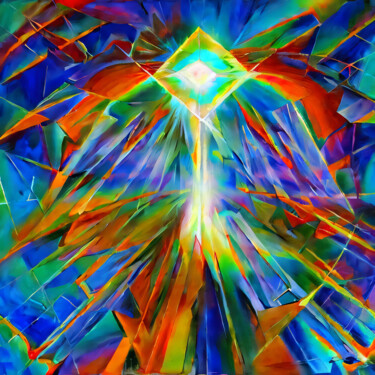 数字艺术 标题为“Vibrant lights” 由Meahau, 原创艺术品, AI生成的图像