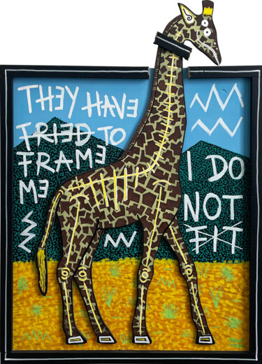 Pittura intitolato "FRAME ME #2" da Frank Willems, Opera d'arte originale, Acrilico