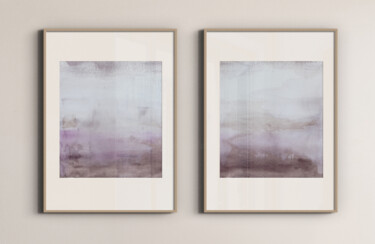 "Whisper Horizon" Schilderij getiteld ""Whisper Horizon"" door Viktoria Daneva, Origineel Kunstwerk, pigmenten