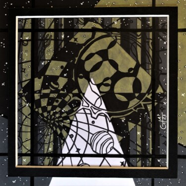 图画 标题为“309-orgie galactic…” 由Vincent Gibert, 原创艺术品, 标记