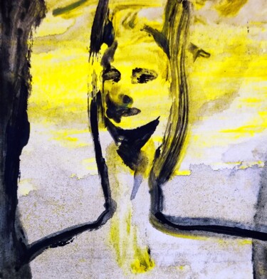 绘画 标题为“Yellow vision of ma…” 由Milto Sideris, 原创艺术品, 丙烯