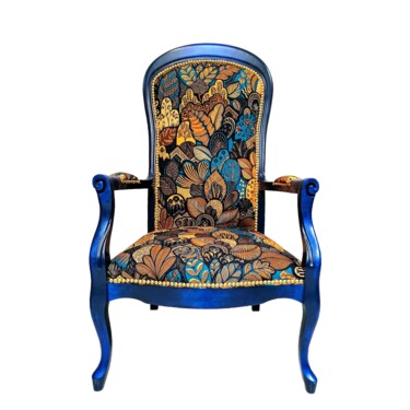 Design / Projektowanie użytkowe zatytułowany „Voltaire bleu métal…” autorstwa Sarah Jettain (Eil Chans), Oryginalna praca, M…