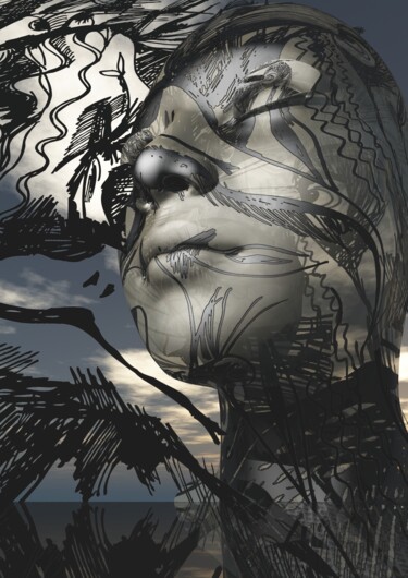 Digital Arts titled "Scribble It" by Russell Newell, Original Artwork, 3D Modeling