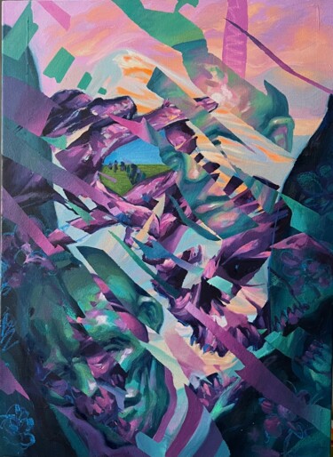 Pittura intitolato "Безмятежность" da Evgenij Bogatyj, Opera d'arte originale, Olio