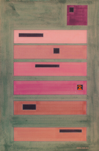 constructo visual 9 Painting titled "constructo visual 9" by Ojolo - Abel García, Original Artwork, Oil