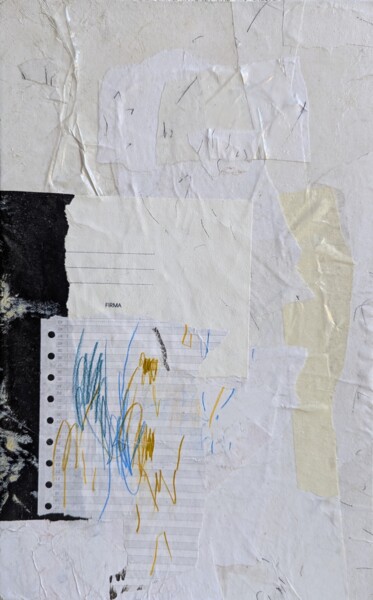 Autoritratto - Serie Ritagli di Tempo 01 Collages titled "Autoritratto - Seri…" by Chiara Criniti, Original Artwork, Acrylic