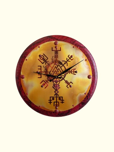 Design intitulée "Valknut Time" par Ebubekir Sağır, Œuvre d'art originale, Meuble