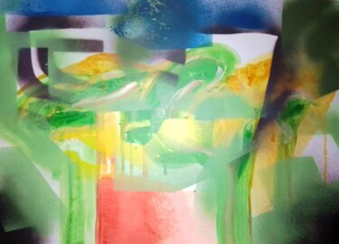 Pintura intitulada "M.A. 9" por Marks, Obras de arte originais, Acrílico