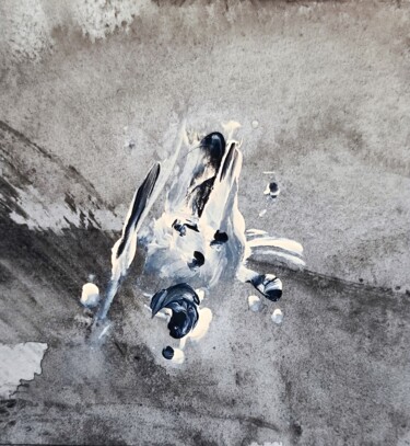 Painting titled "Crying after losing…" by Milto Sideris, Original Artwork, Acrylic