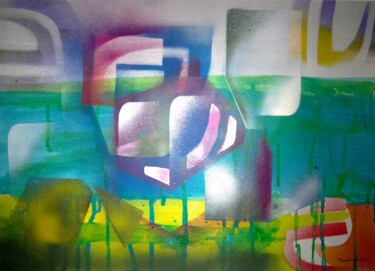 Pintura intitulada "M.A. 10" por Marks, Obras de arte originais, Acrílico