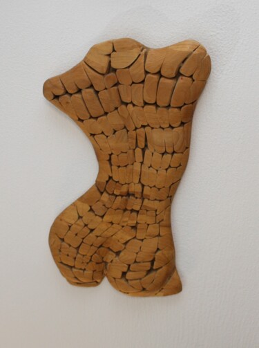 Frauentorso. Buche Escultura intitulada "Frauentorso. Buche" por Alexander Stepanow, Obras de arte originais, Madeira Montado em Painel de made…
